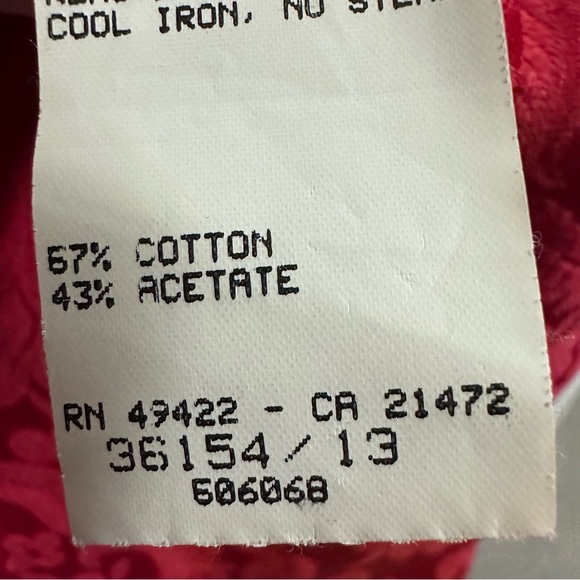 Gunne Sax Jessica Mcclintock Red Fit and Flare Semi Formal Party Dress Juniors 7 - Picture 9 of 12